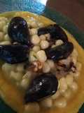 Chicchette Con Cozze e Vongole Su Vellutata di Zucca