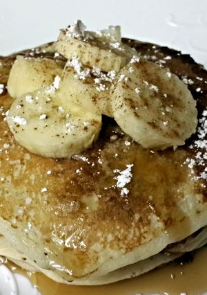 A picture of Healthy Banana Pancakes.