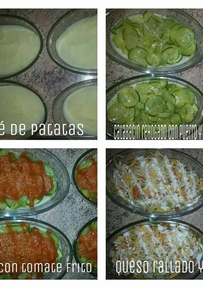Una foto de Pastel de calabacín con atún