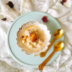 A picture of RAkHI DESSERT MAKHANA JAGGERY KHEER (Gud Makhana Kheer).