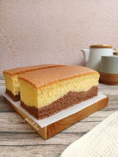 Foto resep Ogura Cake Dua Warna