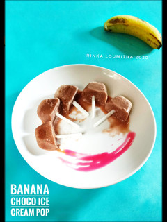 Foto resep Banana choco ice cream pop