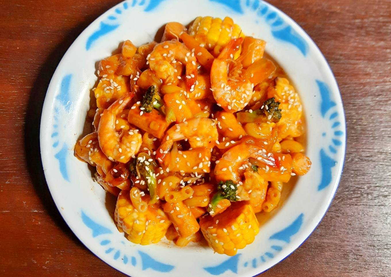 Resep 758. Udang Sosis Asam Manis, Bisa Manjain Lidah