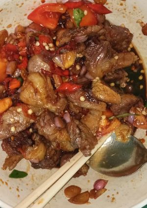 Foto resep Sate kambing rebus