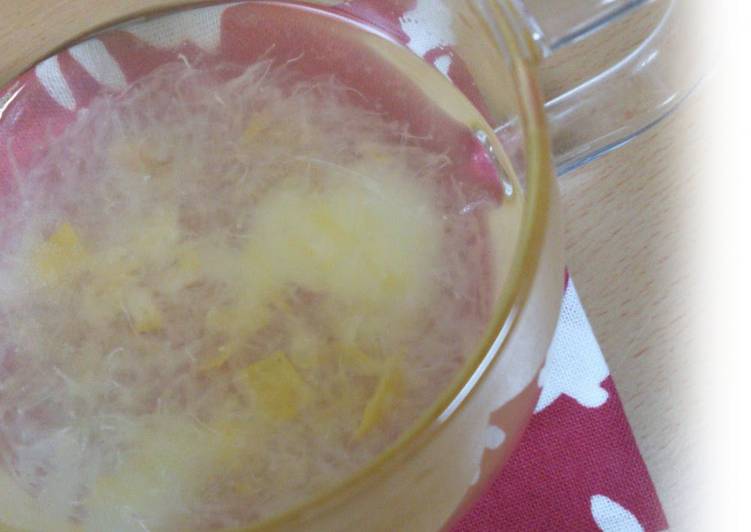 Hot Lemon Drink Using Homemade Jam