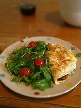 Easy Steps to Make Coconut oil cheese and ham omelette the Delicious Perfect
