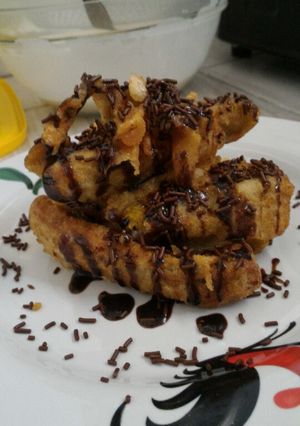 Foto resep Pisang toping kriuk