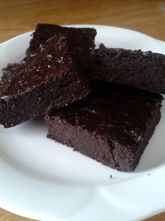 A picture of Healthy Chocolate Brownies.