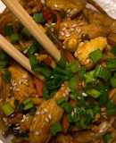 🍜 Локшина Удон із куркою то овочами