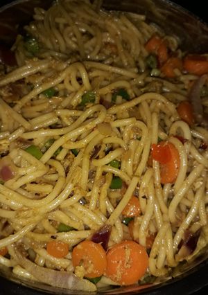 A picture of Vegetable spaghetti.
