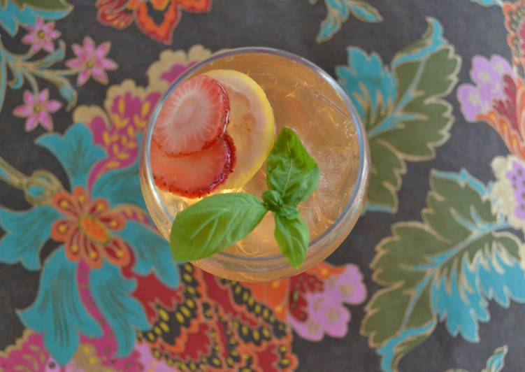 Steps to Prepare Speedy White Basil Berry Sangria