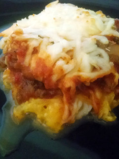 A picture of Spaghetti Squash Pie.