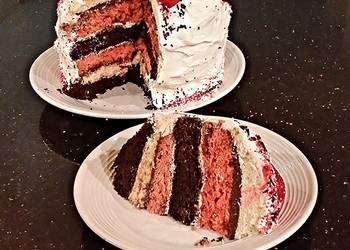 How To Make Recipe Neapolitan Layer Cake Delicious Nutritious