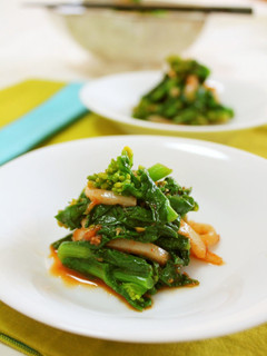 A picture of Nanohana and Squid with Gochujang.