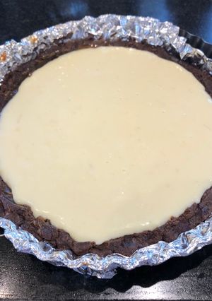 Una foto de Torta fría de leche condensada