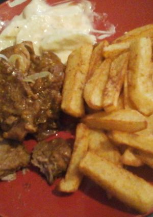 A picture of My Mango Pork Surprise 😉.