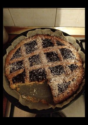 Foto di Crostata con Marmellata di Fichi Neri