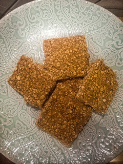 A picture of Peanut butter bars.