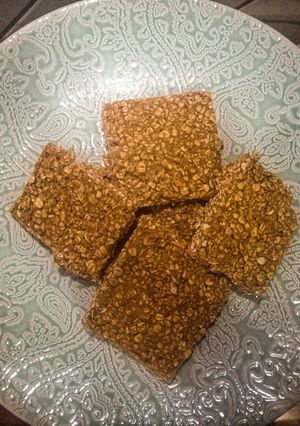 A picture of Peanut butter bars.