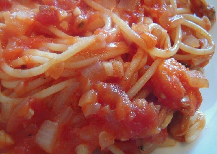 Easiest Way to Make Super Quick Homemade Spaghetti del Pescatore with Frozen Seafood Mix