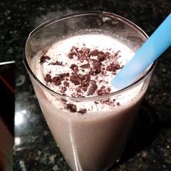 A picture of Spiked Oreo Milkshake with Baileys and Kahlua.
