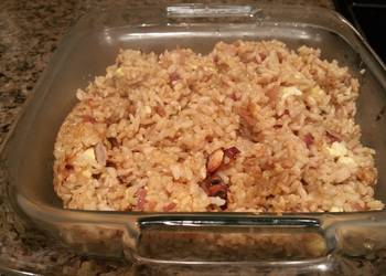 Easiest Way to Cook Tasty Leftover Thanksgiving Turkey and Mushroom Fried Rice