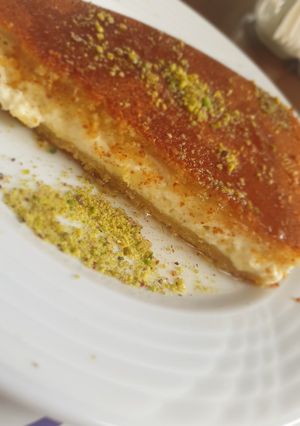 صورة لوصفة الكنافة الكذابه