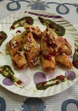 A picture of Veg spring roll.