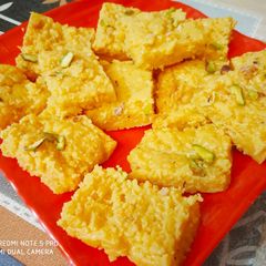 Milk Powder Barfi A picture of Milk Powder Barfi.