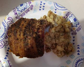 Ultimate Making Recipe Seasoned Bacon Wrapped Crock Pot Pork Loin Savory Delicious