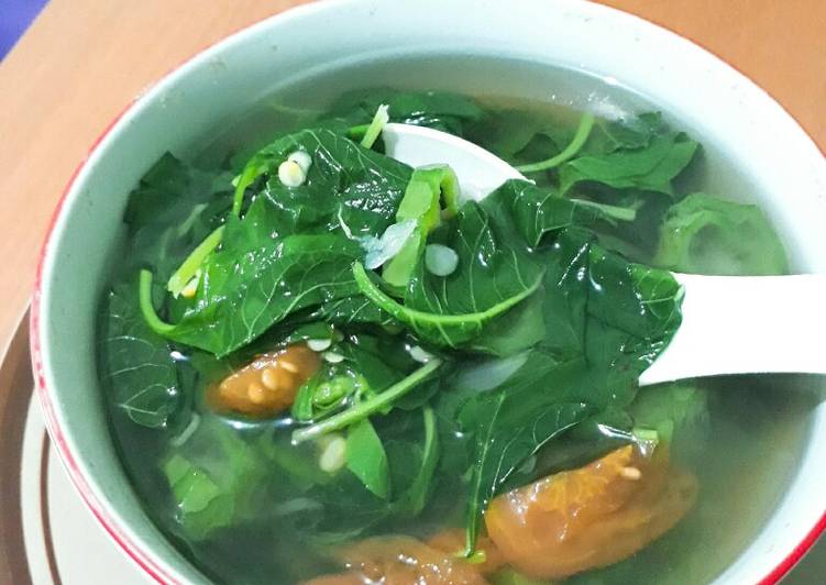 Cara Cepat EnakSayur bening bayam