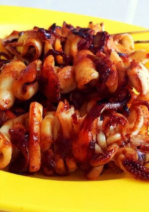 Foto resep Sate cumi pedas saos tiram