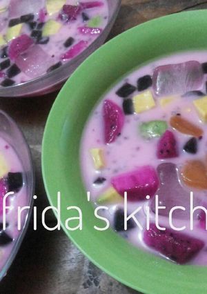 Foto resep Es buah dengan sirup marjan kw