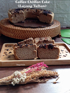 Foto resep Coffee Chiffon Cake(Loyang Tulban)