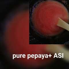 3. Pure pepaya (cemilan) 8m+ রেসিপির প্রধান ছবি
