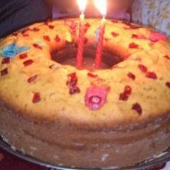 #Ga 4 # week 14 # wheat cooker tea cake A picture of #Ga 4 # week 14 # wheat cooker tea cake.