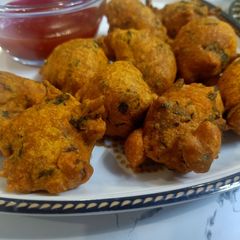 Vegetable Pakora🥙🍽️ A picture of Vegetable Pakora🥙🍽️.