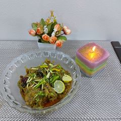 A picture of Mutton stew/ Mutton do pyaza.