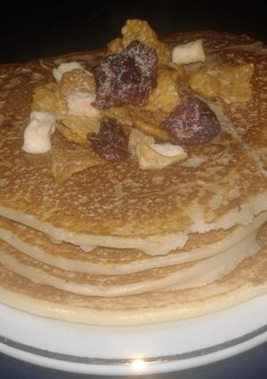 Una foto de Pancakes Dulces de Banana