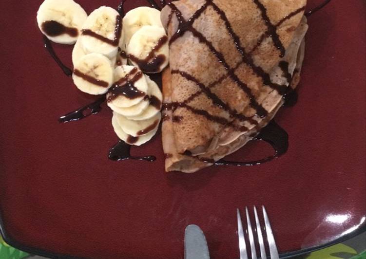 Crepes de chocolate