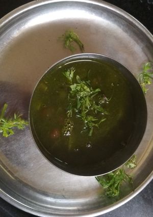 पालक सूप (palak soup recipe in marathi) रेसिपी चे मुख्य फोटो 