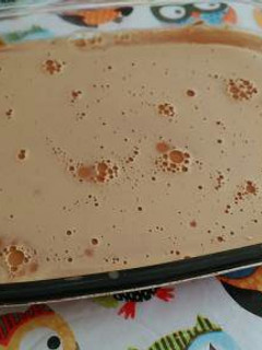 Una foto de Flan de café