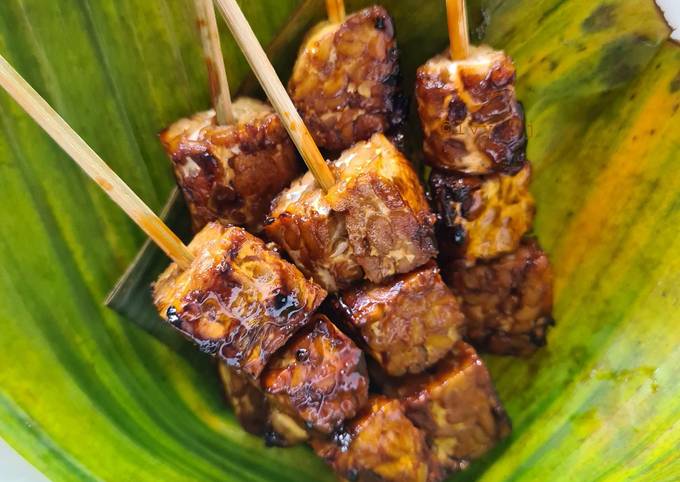 Simple Way to Make Homemade Tempe Skewers