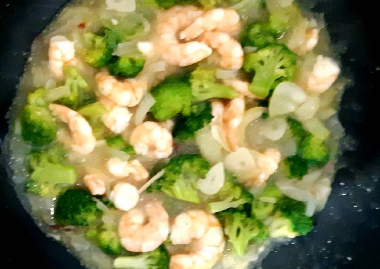 Resep Brokoli Udang Saus Tiram yang Enak Banget