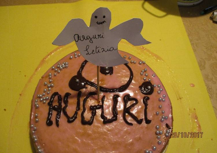 How to Prepare Veloce Torta con auguri dal fantasmino