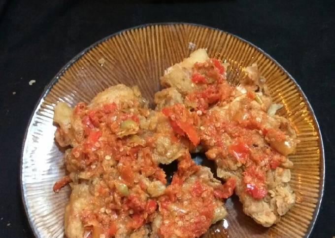 Ayam geprek sambal bawang #16