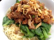 Gambar bakmi ayam ala restoran