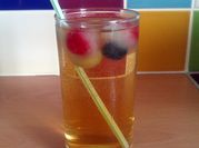 A picture of cranberry juice