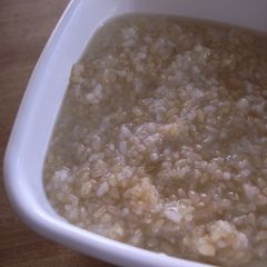 A picture of Brown Rice Amazake in a Rice Cooker.