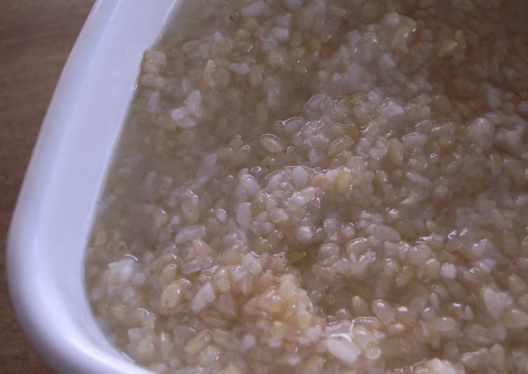 Brown Rice Amazake in a Rice Cooker